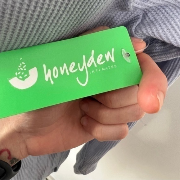 Honeydew Pajama Set Shorts Womens Blue Waffle Long Sleeve Size XS - Picture 5 of 7